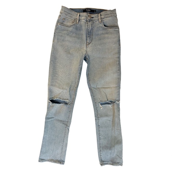 Hudson Distressed Slim Straight Leg Jean - Picture 1 of 3